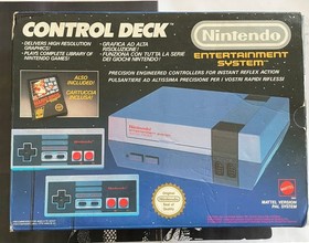 Nes control deck pal ita Mattel console funzionante e completa 