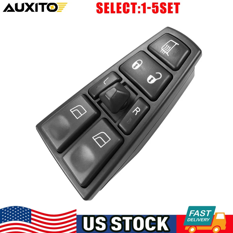 Interruptor de ventana de control maestro OE 204517 para camión Volvo FH12 FM VNL VNM VHD 1-10X Foto 1 de 4