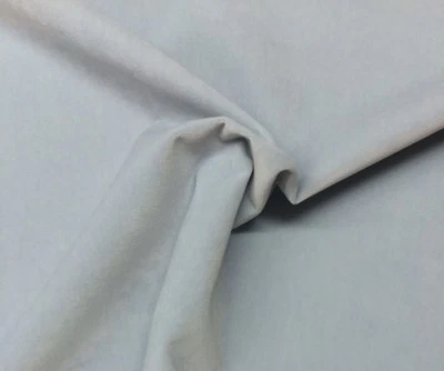 BALLARD DESIGNS QUEENS VELVET SKY BLUE SOLID FURNITURE FABRIC BY THE YARD 54"W - Image 1 of 2