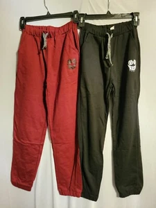 Cartoon Character 2 pack Joggers Maroon and Black (Shein Kids) 11-12yr New - Picture 1 of 4