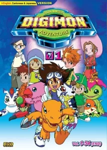 DVD Anime Digital Monsters DIGIMON Adventure 01 Full Series (1-54) English Dub - Imagen 1 de 2