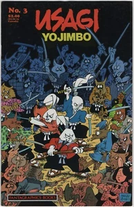 Cómic Usagi Yojimbo #3 Fantagraphics primera impresión 1987 COPIA SÓLIDA SIN LEER I - Imagen 1 de 1