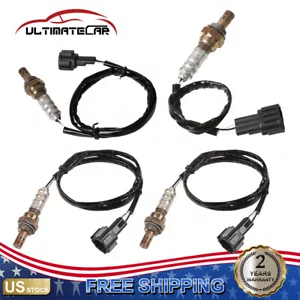Sensor de oxígeno O2 aguas arriba y aguas abajo 4 piezas para Nissan Frontier Xterra SE XE 2004 3,3 L - Imagen 1 de 12