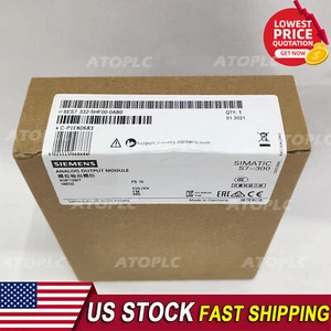 New Siemens 6ES7 332-5HF00-0AB0 6ES7332-5HF00-0AB0 S7-300 Analog Output SM 332 - Picture 1 of 10