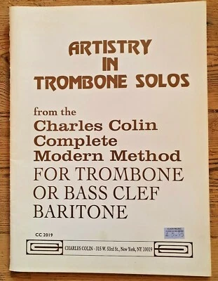 Artistry in Trombone Solos from the Charles Colin Complete Modern Method (1975) - Image 1 of 3