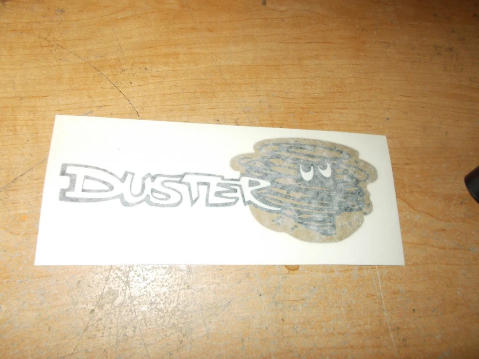 1970 1971 1972 PLYMOUTH DUSTER TRUNK DECKLID DECAL - Image 1 of 1