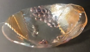 Savoir Vivre ovale Farbe Glas geprägt Trauben & Beeren ovale Bonboniere - Bild 1 von 4