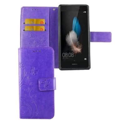 Custodia Cellulare Protettiva per Huawei P8 Lite Cover Borsa Wallet - Immagine 1 di 3