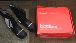 Honeywell First Responder 14” Black Leather Boots BT4010 Size10 /Width M NEW - Picture 1 of 9