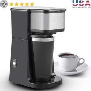 Caffettiera Personale 1 Tazza Con Tazza Acciaio Inox Compatta Monoporzione Brewer - Foto 1 di 3