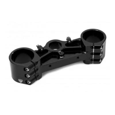 CNC Racing abrazaderas triples inferiores negras Ducati Hypermotard 1100 S 2007-2009 Foto 1 de 4