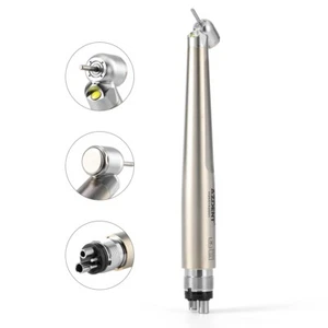 Dental 45° LED E-generator Standard High Speed Handpiece Titanium plating 4 Hole - Picture 1 of 18