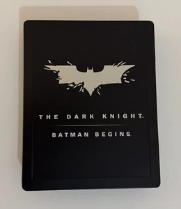 The Dark Knight / Batman Begins Limited Edition Blu Ray & DVD Steelbook - Picture 1 of 5
