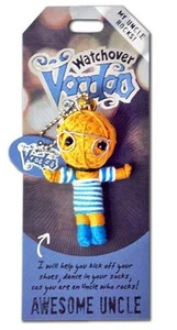 Watchover Voodoo Doll AWESOME UNCLE Keyring Birthday Gift - Free Delivery - Foto 1 di 1