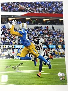 Los Angeles Chargers Mike Williams Signed Autographed 11x14 Photo BAS Beckett