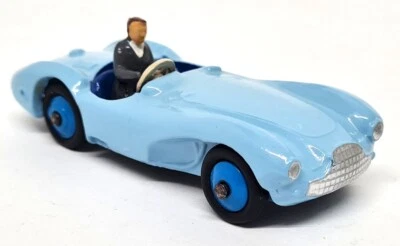 Dinky Meccano Vintage 110 Aston Martin DB3 Sports Light Blue Restored Repainted - Image 1 of 4