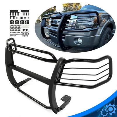 Front Bumper Guard Brush Fits 2003-2017 Ford Expedition Grill Bar Black Push - Image 1 of 4