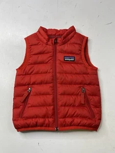 Patagonia Baby Daunen Pullover Weste Jacke rot Kleinkind Größe 12M Stil 60505 - Bild 1 von 7