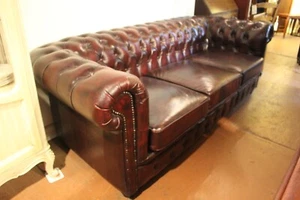 A Chesterfield 3.5 Seater Sofa Brand New 100% Leather with up to 5 Year Warranty - Picture 1 of 8