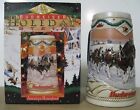 Budweiser 1996 Holiday Beer Stein American Homestead New in Box with COA