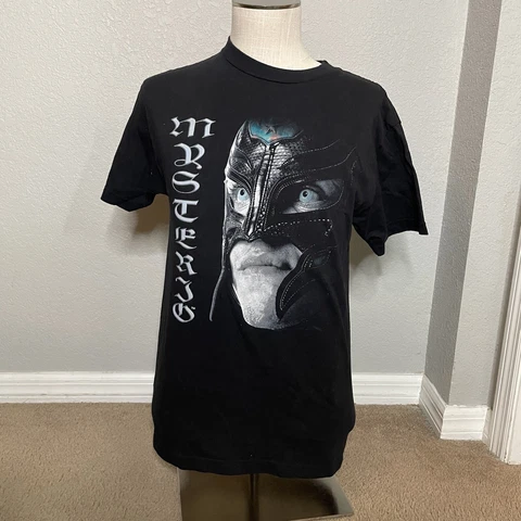 Vintage Y2K WWE Rey Mysterio 2005 Wrestlemania 21 Limited Edition Big Face Med Cover