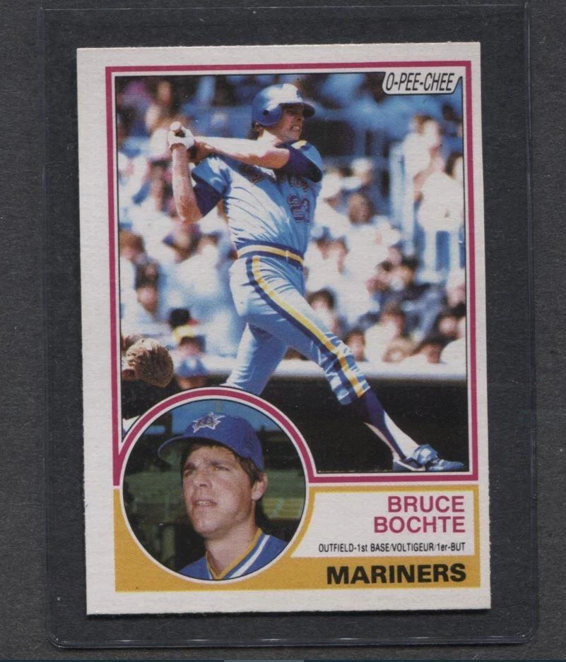 1983 O-Pee-Chee #28 Bruce Bochte (Mariners)  Nm/Mt  (Flat Rate Ship) - Image 1 of 1