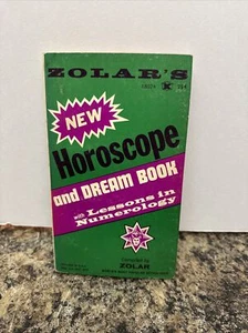 Vintage Zolars Horoscope And Dream Book With Lessons In Numerology - Picture 1 of 7