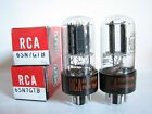 2 matched 1968 RCA 6SN7GTB 'Bridge-Top'+ 'Small Base' Tubes - NOS / New In Boxes