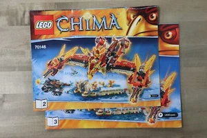 LEGO Legends of Chima 70146: Flying Phoenix Fire Temple MANUALS 2 & 3 ONLY - Picture 1 of 2