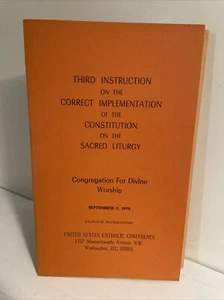 3. Instruktion zur richtigen Umsetzung Konstitution über die heilige Liturgie - Bild 1 von 8