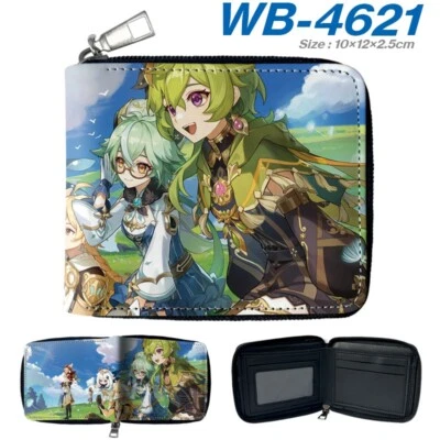 Genshin Impact Game PU Geldbörse Geldbeutel Wallet 12x10x2.5cm - Bild 1 von 4