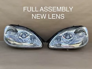 03-06 Mercedes W220 S430 S500 S600 S55 Bi-Xenon HID Headlights Assy, Pair L&R - Picture 1 of 24