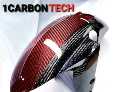 SUZUKI GSXR 600/750/1000 09-10-2011-2018-2025 CARBON FIBER FRONT FENDER MUDGUARD - Image 1 of 4