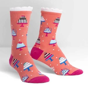 Sock It To Me Women's Crew Socks - Tiers of Joy (UK 3-8) - Picture 1 of 2