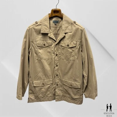 Travelsmith  Safari Bush Mens Khaki Beige Photographer Utility Jacket Cargo L - Image 1 of 4