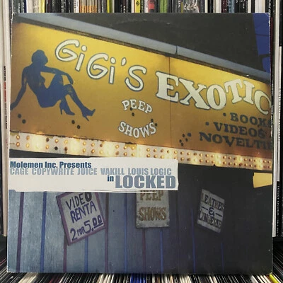 MOLEMEN - LOCKED (12")  2002!!  RARE!!  CAGE + COPYWRITE + LOUIS LOGIC + VAKILL Foto 1 de 2