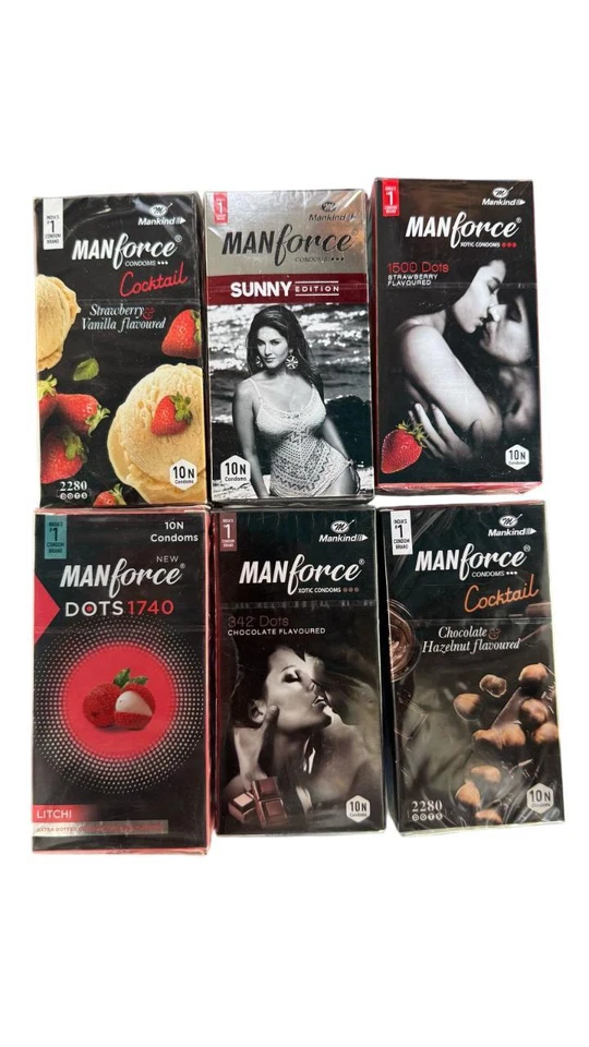Juego de condones Manforce Mix de 6 x 10 = 60 condones Foto 1 de 4