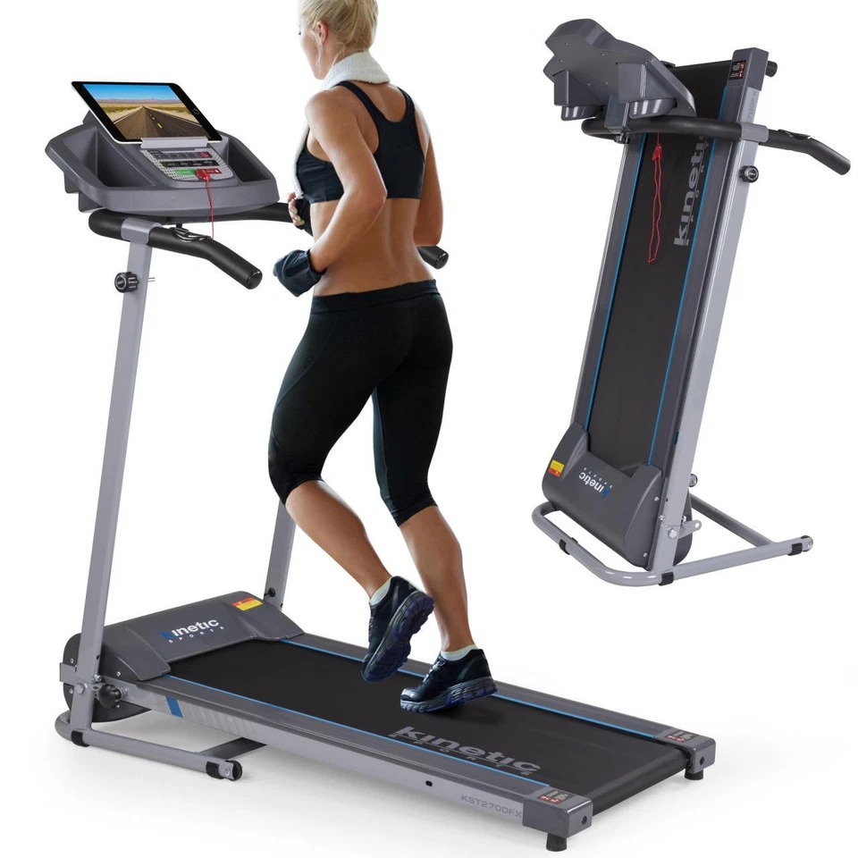 Laufband elektrisch 10km/h LCD Display Puls Fitness Heimtrainer klappbar 120kg