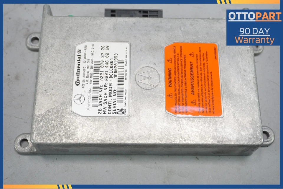 07-09 MERCEDES-BENZ S550 E350 E550 COMMUNICATION CONTROL MODULE A2218708726 OEM - Image 1 of 3