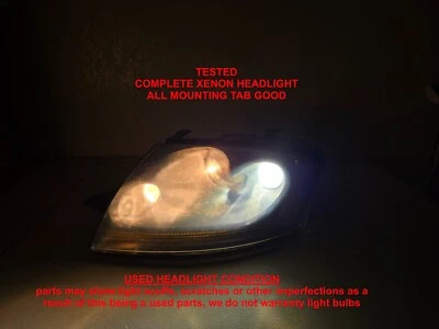 Faro xenón completo lado izquierdo conductor Audi TT 2000-2006 PROBADO genuino Foto 1 de 4