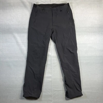 Adidas Terrex Pants Mens 36 Black Zippered Pockets Cinch Hem Hiking Outdoor - Image 1 of 4
