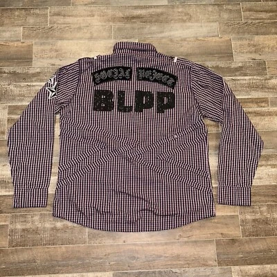 Рубашка Blac Label Society 2XL на пуговицах спереди с длинным рукавом СОЦИАЛЬНЫЙ ОТКАЗ BLPP - Изображение 1 из 4