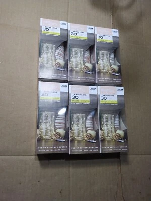 Fairy Light LED 30 Foot Rose Wire Light Strand AA Battery or USB Powered 6 packs - Image 1 of 4