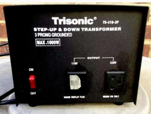 Trisonic TS-410-3P Step-Up & Step Down Transformer 1000W - Picture 1 of 4