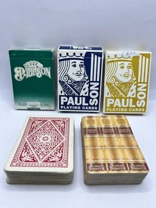 Vintage Spielkarte Lot Hilton Paulson Casino Karten Tiger Marke Robert Fredrick - Bild 1 von 10