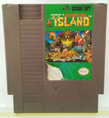 ☆ 🟥 Adventure Island Hudson's (1986) 🟥 ☆ - Nintendo NES -  (NTSC) - Image 1 of 3