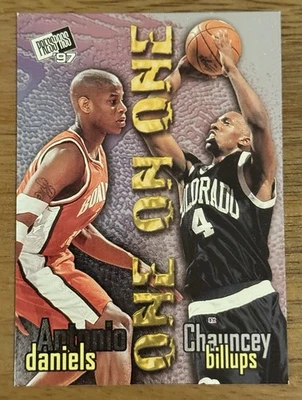 1997 Press Pass One-on-One Billups / Daniels Rookie Card - Image 1 of 2