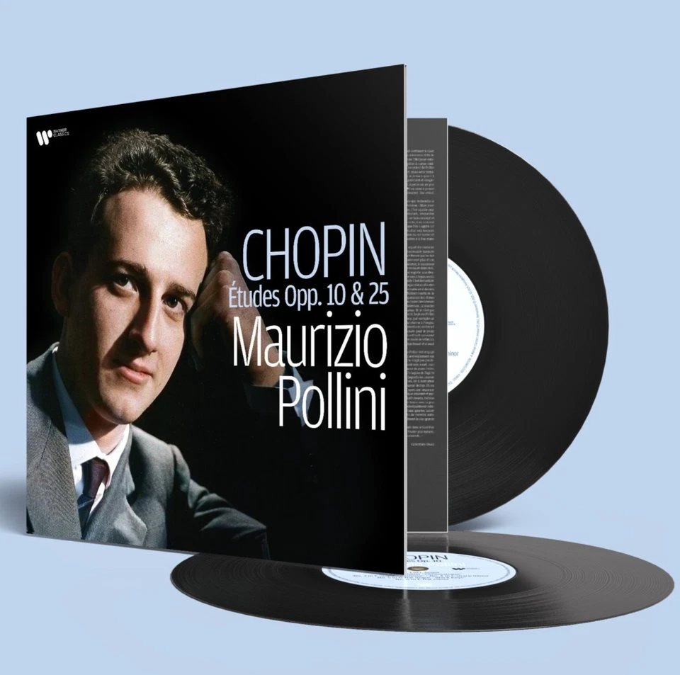 Chopin Etudes opp. 10 & 25 MAURIZIO POLLINI Piano Warner Classics 2x 180g LP New - Image 1 of 1