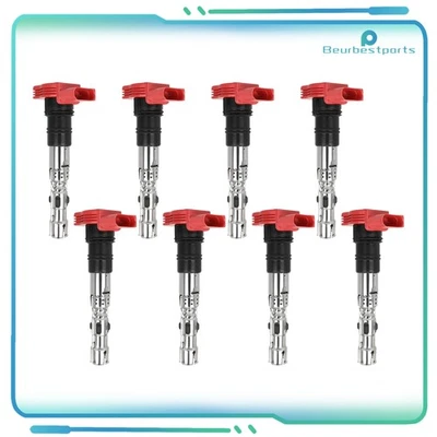Bobinas de encendido 8* para Audi A8 Quattro 2003-2005 Audi A6 Quattro 2005-2006 4,2 L Foto 1 de 4
