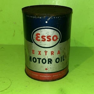 Vintage Esso Extra Motor Oil Can - Picture 1 of 7